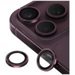 Protectie camera foto UNIQ Optix Prime compatibila cu iPhone 18 Pro Max / 18 Pro, Burgundy 2 - lerato.ro