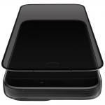 Folie sticla securizata UNIQ Optix Xenon Nanoceram Privacy, Kit montare inclus, compatibila cu iPhone 18 Pro, Negru 3 - lerato.ro