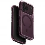 Husa UNIQ Combat Magclick compatibila cu iPhone 18 Pro / 17 Pro, Burgundy 3 - lerato.ro