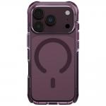 Husa UNIQ Combat Magclick compatibila cu iPhone 18 Pro / 17 Pro, Burgundy 2 - lerato.ro