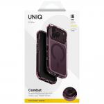 Husa UNIQ Combat Magclick compatibila cu iPhone 18 Pro / 17 Pro, Burgundy 10 - lerato.ro