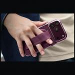 Husa UNIQ Heldro Air Magclick compatibila cu iPhone 18 Pro / 17 Pro, Burgundy 7 - lerato.ro