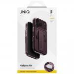 Husa UNIQ Heldro Air Magclick compatibila cu iPhone 18 Pro / 17 Pro, Burgundy 10 - lerato.ro
