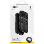Husa UNIQ Heldro Air Magclick compatibila cu iPhone 18 Pro / 17 Pro, Smoke 10 - lerato.ro