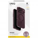 Husa UNIQ Airsuit Magclick compatibila cu iPhone 18 Pro Max / 17 Pro Max, Burgundy 7 - lerato.ro