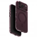 Husa UNIQ Airsuit  Magclick compatibila cu iPhone 18 Pro / 17 Pro, Burgundy 3 - lerato.ro