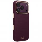 Husa UNIQ Coehl Mirelle cu MagSafe compatibila cu iPhone 18 Pro / 17 Pro, Burgundy 3 - lerato.ro