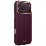 Husa UNIQ Coehl Mirelle cu MagSafe compatibila cu iPhone 18 Pro Max / 17 Pro Max, Burgundy 3 - lerato.ro