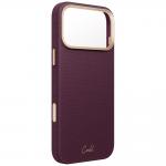Husa UNIQ Coehl Mirelle cu MagSafe compatibila cu iPhone 18 Pro Max / 17 Pro Max, Burgundy 4 - lerato.ro