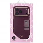 Husa UNIQ Coehl Mirelle cu MagSafe compatibila cu iPhone 18 Pro Max / 17 Pro Max, Burgundy 6 - lerato.ro
