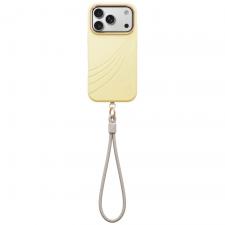 Huse si carcase iPhone 18 Pro, Husa UNIQ Coehl Serina cu MagSafe compatibila cu iPhone 18 Pro / 17 Pro, Galben, lerato.ro