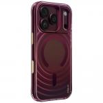 Husa UNIQ Coehl Vela cu MagSafe compatibila cu iPhone 18 Pro / 17 Pro, Burgundy 3 - lerato.ro