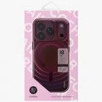 Husa UNIQ Coehl Vela cu MagSafe compatibila cu iPhone 18 Pro / 17 Pro, Burgundy 5 - lerato.ro