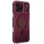 Husa UNIQ Coehl Vela cu MagSafe compatibila cu iPhone 18 Pro Max / 17 Pro Max, Burgundy 3 - lerato.ro