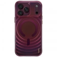 Huse si carcase iPhone 18 Pro Max, Husa UNIQ Coehl Vela cu MagSafe compatibila cu iPhone 18 Pro Max / 17 Pro Max, Burgundy, lerato.ro
