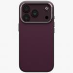 Husa UNIQ Lyden DS cu MagSafe compatibila cu iPhone 18 Pro / 17 Pro, Burgundy 2 - lerato.ro