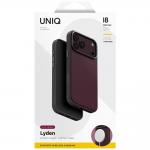 Husa UNIQ Lyden DS cu MagSafe compatibila cu iPhone 18 Pro Max / 17 Pro Max, Burgundy 7 - lerato.ro