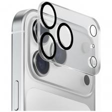 Folii iPhone 18 Pro, Protectie camera foto UNIQ Optix Clearshield Frameguard compatibila cu iPhone 18 Pro, Transparent, lerato.ro