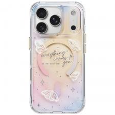 Huse si carcase iPhone 18 Pro, Husa UNIQ Coehl Ellie cu MagSafe compatibila cu iPhone 18 Pro / 17 Pro, Prism Bloom, lerato.ro