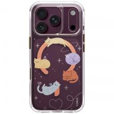 Huse si carcase iPhone 18 Pro, Husa UNIQ Coehl Elysie cu MagSafe compatibila cu iPhone 18 Pro / 17 Pro, Whiskered Dreams, lerato.ro