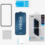 Folie sticla securizata UNIQ Optix Vision Optiview DX2 compatibila cu iPhone 18 Pro / 17 Pro, Negru 5 - lerato.ro