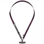 Snur pentru carcase UNIQ Vista Flex, Lungime reglabila, Burgundy / Gray 2 - lerato.ro