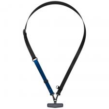 Snur pentru carcase UNIQ Vista Flex, Lungime reglabila, Negru / Albastru