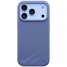 Husa UNIQ Lino cu MagSafe compatibila cu iPhone 18 Pro / 17 Pro, Albastru