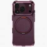 Husa UNIQ Swivix 360 Rotating Kickstand cu MagSafe compatibila cu iPhone 18 Pro Max / 17 Pro Max, Burgundy 2 - lerato.ro