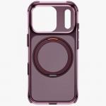 Husa UNIQ Swivix 360 Rotating Kickstand cu MagSafe compatibila cu iPhone 18 Pro Max / 17 Pro Max, Burgundy 4 - lerato.ro