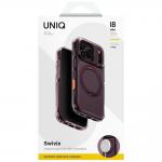 Husa UNIQ Swivix 360 Rotating Kickstand cu MagSafe compatibila cu iPhone 18 Pro Max / 17 Pro Max, Burgundy 11 - lerato.ro