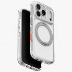 Husa UNIQ Swivix 360 Rotating Kickstand cu MagSafe compatibila cu iPhone 18 Pro / 17 Pro, Transparent 3 - lerato.ro