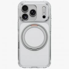 Husa UNIQ Swivix 360 Rotating Kickstand cu MagSafe compatibila cu iPhone 18 Pro / 17 Pro, Transparent