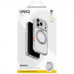 Husa UNIQ Swivix 360 Rotating Kickstand cu MagSafe compatibila cu iPhone 18 Pro / 17 Pro, Transparent 10 - lerato.ro