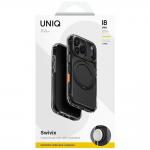 Husa UNIQ Swivix 360 Rotating Kickstand cu MagSafe compatibila cu iPhone 18 Pro / 17 Pro, Negru 9 - lerato.ro