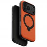 Husa UNIQ Elix Rotating Kickstand cu MagSafe compatibila cu iPhone 18 Pro / 17 Pro, Portocaliu 3 - lerato.ro
