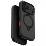 Husa UNIQ Elix Rotating Kickstand cu MagSafe compatibila cu iPhone 18 Pro / 17 Pro, Dark Grey 3 - lerato.ro