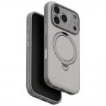 Husa UNIQ Elix Rotating Kickstand cu MagSafe compatibila cu iPhone 18 Pro / 17 Pro, Gri 3 - lerato.ro