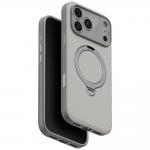Husa UNIQ Elix Rotating Kickstan cu MagSafe compatibila cu iPhone 18 Pro Max / 17 Pro Max, Gri 3 - lerato.ro