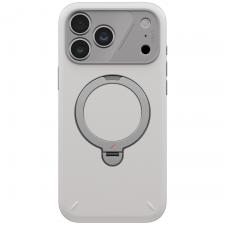 Husa UNIQ Elix Rotating Kickstan cu MagSafe compatibila cu iPhone 18 Pro Max / 17 Pro Max, Gri
