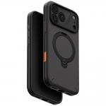 Husa UNIQ Elix Rotating Kickstand cu MagSafe compatibila cu iPhone 18 Pro Max / 17 Pro Max, Dark Grey 3 - lerato.ro