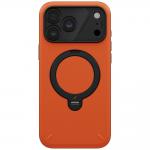 Husa UNIQ Elix Rotating Kickstand cu MagSafe compatibila cu iPhone 18 Pro Max / 17 Pro Max, Portocaliu 2 - lerato.ro