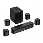 Soundbar 7.1 Ultimea Aura A60 cu Subwoofer si 4 sateliti, Bluetooth 5.3, Telecomanda inclusa, Negru 5 - lerato.ro