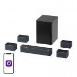 Soundbar 7.1 Ultimea Poseidon D80 BOOM cu Subwoofer si 4 sateliti, Bluetooth 5.3, Telecomanda inclusa, Negru 3 - lerato.ro