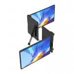 Monitor portabil Uperfect Z14-3S M140G12, IPS, 14 inch, 2240 x 1400, 60Hz, 4xUSB-C, 2x Mini HDMI, Negru 5 - lerato.ro
