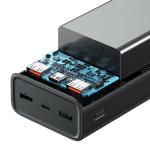 Baterie externa portabila USAMS PB68, 30000 mAh, 65W, 3A, 2xUSB-A, 1xUSB-C, Afisaj LED, Cablu USB-C 1m inclus, Negru 4 - lerato.ro