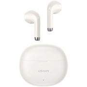 Casti wireless TWS USAMS Rhymbo Series, Bluetooth 5.3, Autonomie 3h, USB-C, Bej