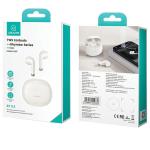 Casti wireless TWS USAMS Rhymbo Series, Bluetooth 5.3, Autonomie 3h, USB-C, Bej 13 - lerato.ro