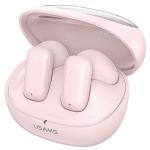 Casti wireless TWS USAMS TD22, Bluetooth 5.3, Autonomie 5h, 230mAh, Roz 2 - lerato.ro