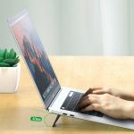 Stand universal laptop USAMS US-ZJ054, Ajustabil, 48 x 48 x 7 mm, Negru 3 - lerato.ro